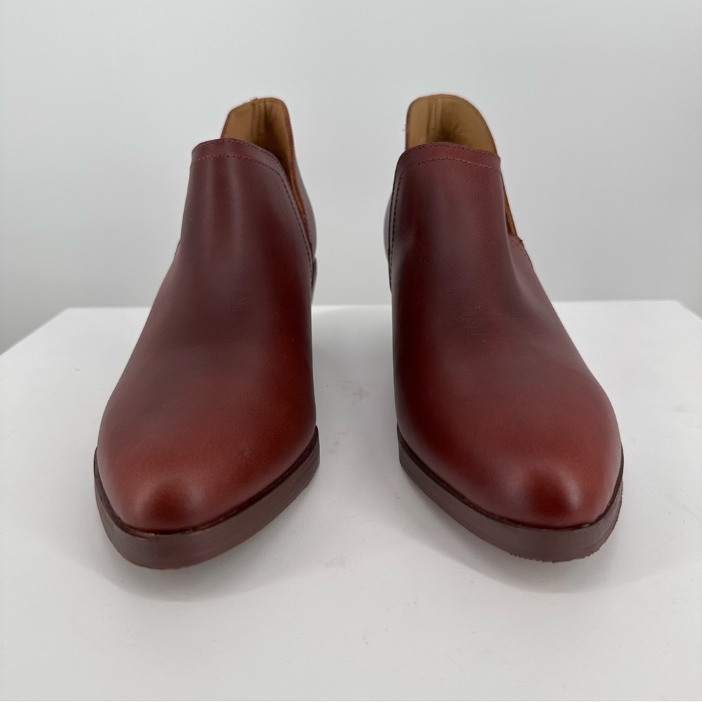 Nisolo Leather Ankle Boot in Auburn size 8 New in Box - Picture 6 of 13